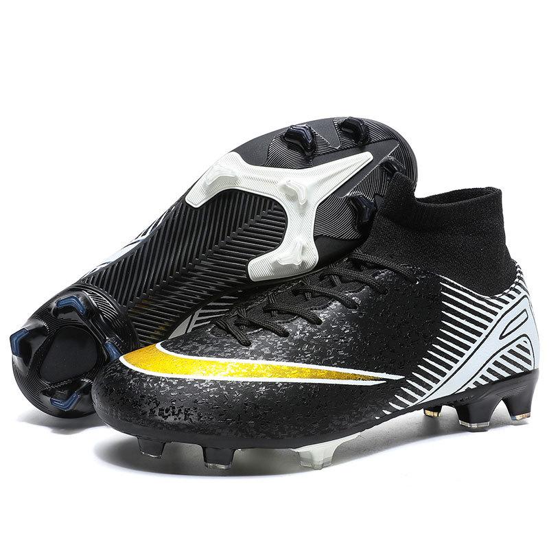 Football shoes high top large size 47 boys and girls teenagers primary and secondary school students AG long nails children TF broken nails training s