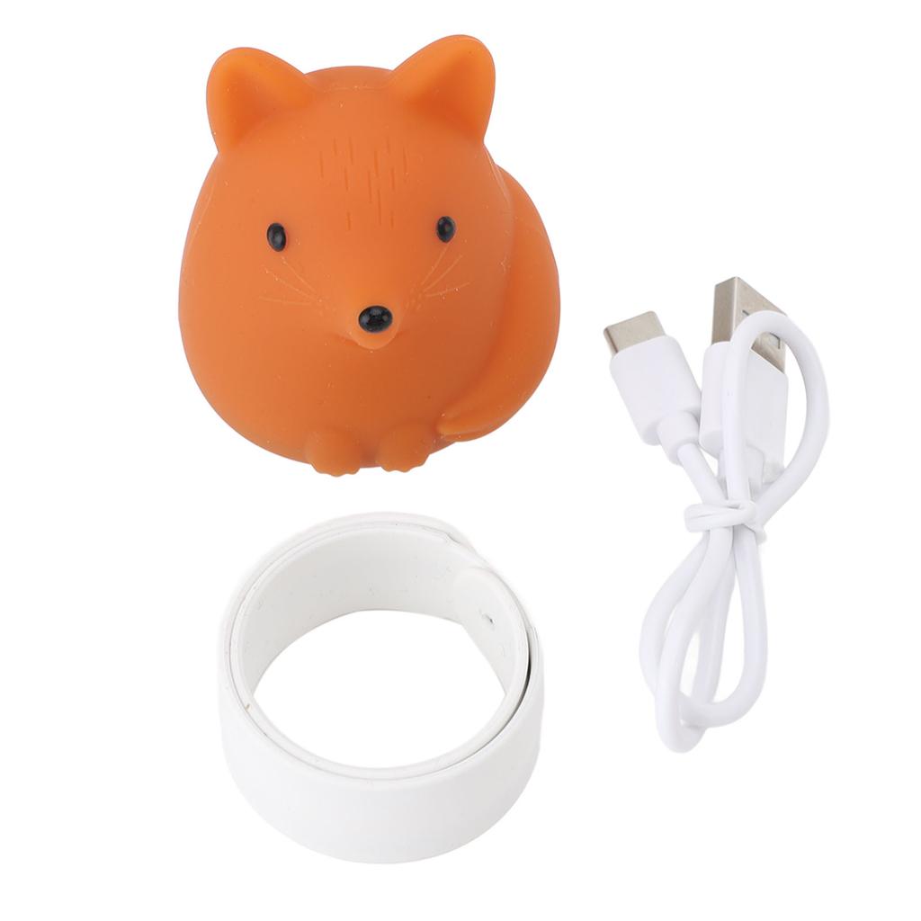 Wrist Night Light Mini Silicone Cute Novelty Animal USB Rechargeable Touch Lamp Bedroom Dorm Decor
