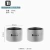 Titanium Double Wall Insulated Coffee Cup 100ml 220ml Portable Travel Camping Mug Outdoor Hiking Office Home Use