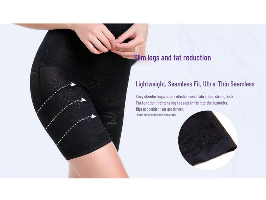 Übergröße High-Waist Bauchweg Body Shaper Hose - Postpartale Figurformung & Shapewear Unterwäsche