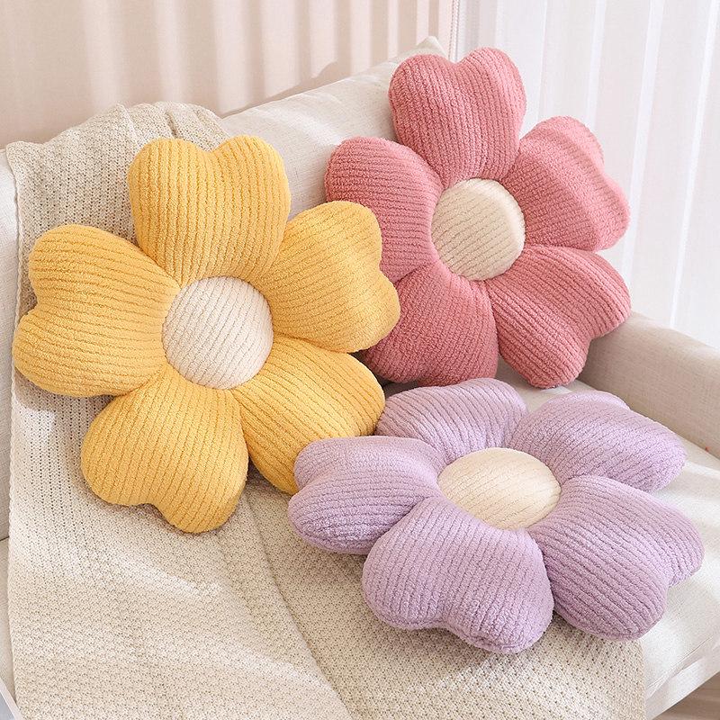 

Cherry Blossom Corduroy Seat Cushion - Office Chair & Tatami Stool Backrest Pillow Large 65cm, 750g