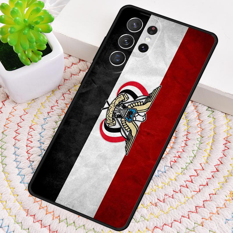 Yemen National Flag Coat Of Arms Theme Phone Case For Samsung Galaxy note 10 pro S26 S25 S24 S23 S22 Ultra Plus S21 FE S20 Cover