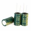 10PCS Green Radial Capacitor 100UF Aluminum Electrolytic Capacitors Durable Assorted Kit  TV Repair