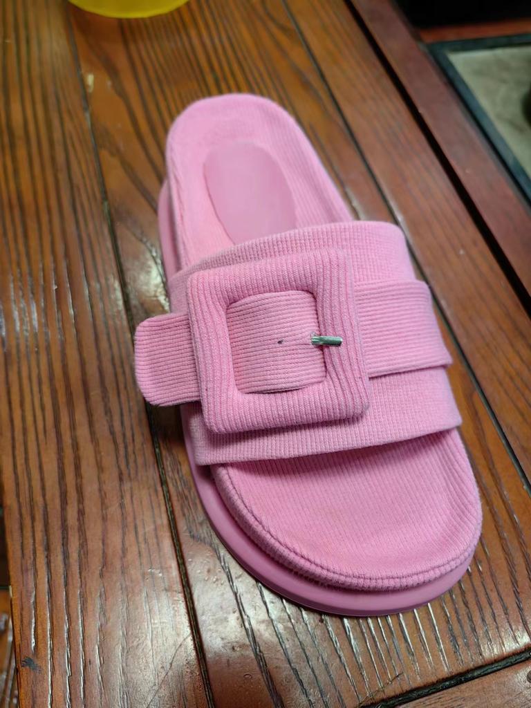 [Shei Su Yinyin] Replica classica~ ke * lucchetto sandali infradito casual con plateau per l'estate da donna