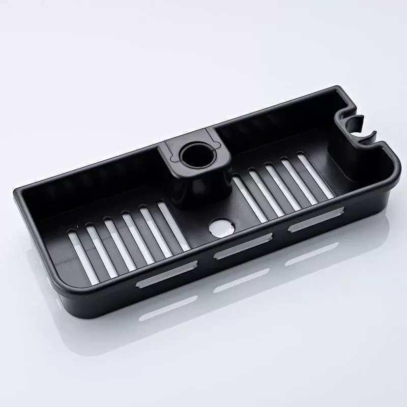 Punch-Free Multi-Functional Shower Head Holder & Storage Rack for Bathroom