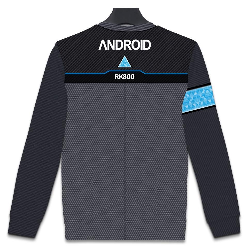 Premium Quality Detroit Become Human Connor Cosplay 3d Print Hoodie Sweater Costume