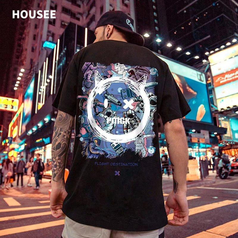 

M-8XL Мужские футболки с коротким рукавом с буквенным графическим принтом и половиной рукава Футболка-пуловер Повседневная футболка Мужская одежда с круглым вырезом Ретро-топы для