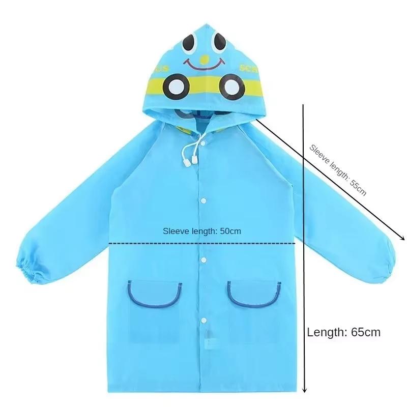 Kids Raincoat Cartoon Animal Style Outdoor Waterproof Kids Raincoat Boys Girls Rainwear Baby Raincoat Children Rain Poncho