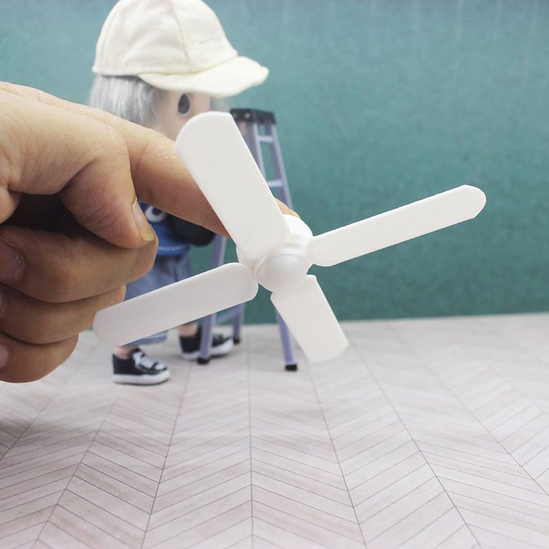 1:12 миниатюрных потолочных вентиляторов для кукольного домика — фото 5