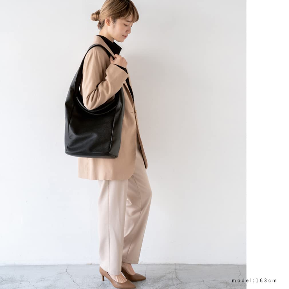 Vita Felice One Handle Balloon Tote Bag [VITAFELICE] Women's binb-p3022y (Black)