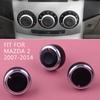 3pcs A/C Switch Knob Heater Climate Control Button Trim Fit for Mazda 2 Demio 2007 2008 2009 2010 2011 2012 2013 2014