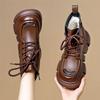 Fashion Women's Boots 2024 Winter New Fur Snow Boots Platform Plush Comfortable Anti Slip Warm Lace Up Cold Proof Cotton Ankle Boots