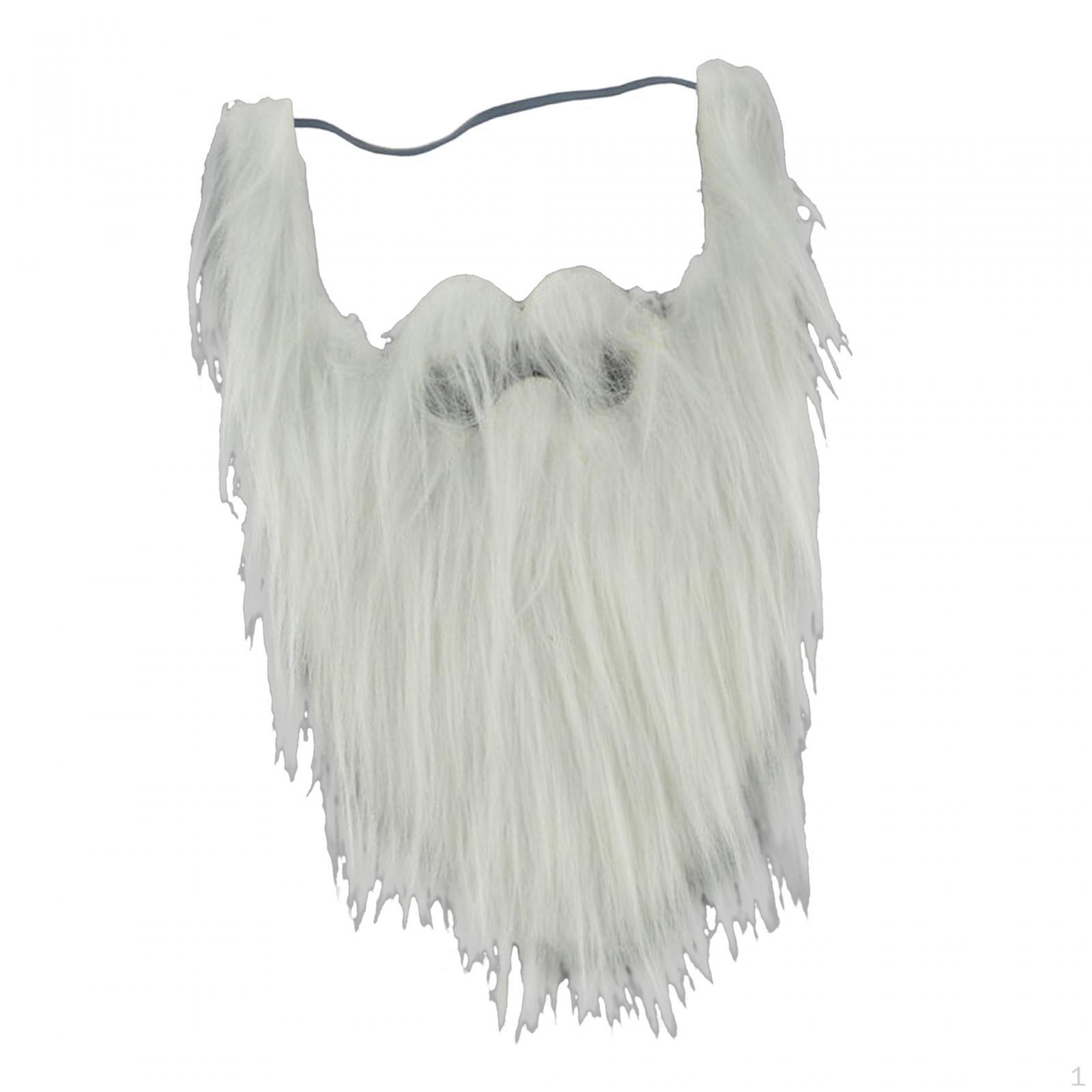 

Искусственная борода, реквизит для бороды Санта-Клауса, профессиональный новый костюм для сцены