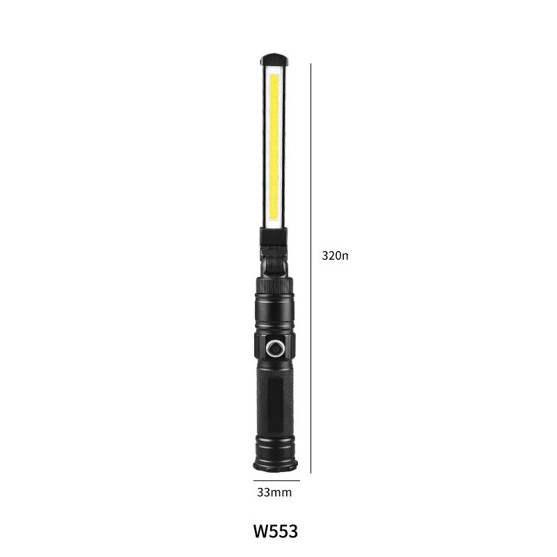 Multifunctional Folding Work Light LED Flashlight Magnetic Lamp 360° Rotating Portable Camping Light 5 Lighting Modes Lamp