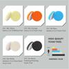 5PCS 6-Inch Car Polishing Discs Self-Adhesive Buffing Waxing Sponge Wool Wheel Polishing Pad for Car Polisher Drill Adapter