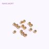 18K Gold Plated Insert Silicone Spacer Beads Accessories For Jewelry Making Findings