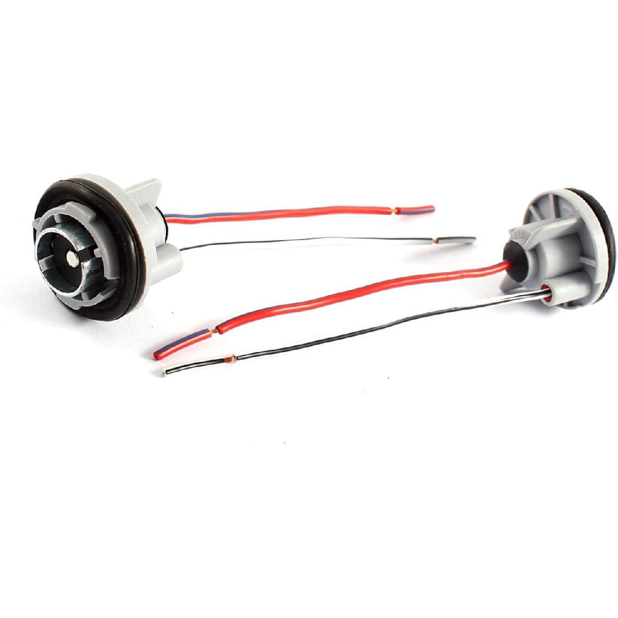 

Motoforti Car 1156 1141 LED Brake Light Socket Wire 2 Pcs Long-lasting