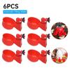 60PC Chicken Drinking Cup Automatic Drinker Chicken Feeder Poultry Waterer Drinking Water Feeder for Chicks Duck Goose Quail