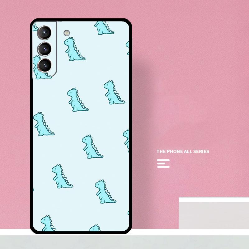 Cute Dino Aesthetic Dinosaur Phone Case For Samsung Galaxy S24 Ultra S20 S21 S22 S23 S25 Plus S9 S10 S24 FE Cover Coque