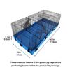 Soft Guinea Pig Cage Liner Base Tarp Oxford Cloth Cage Bottom Pee Pads  Hamster