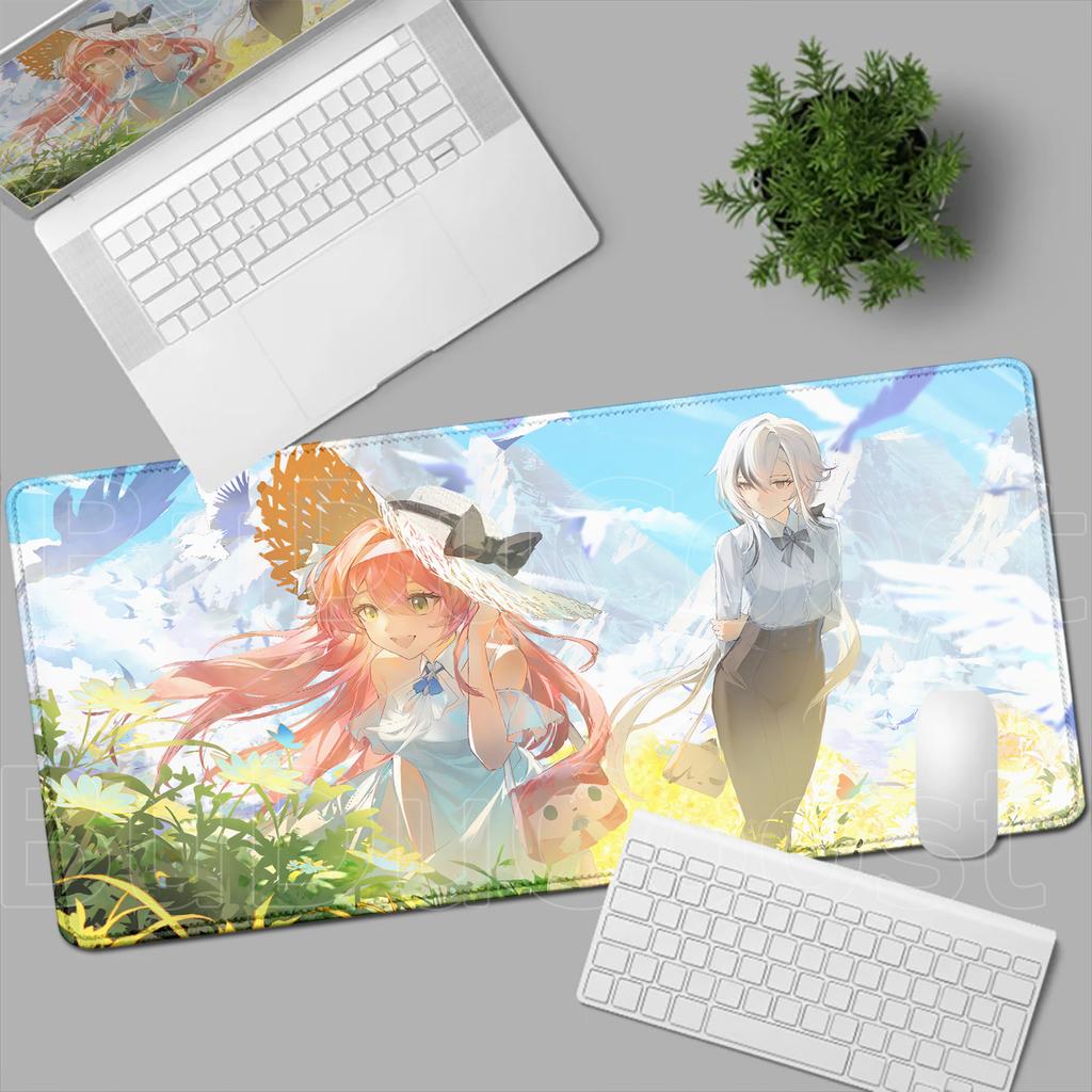 Too Many Beautiful Pictures Genshin Impact Arlecchino Mousepad Laptop PC Gaming Mouse Pad  Large Size Desk Mat Keyboard Soft Rug