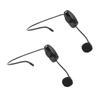 Wireless Microphone Headset Noise Reduction Rechargeable 2.4G Dual Headset Mic System for Teacher Stage