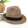 Cappelli Estivi Pieghevoli in Paglia Jazz da Donna Colorati Traspiranti Intrecciati Cappello da Sole a Falda Corta Panama Cappello Cubano da Uomo Pieghevole Kentucky