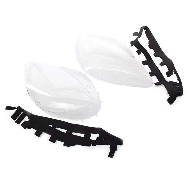 Car Headlight Light Lens Covers Shell With Protective UV Coating Cars Accessories Replacement For Corvette C6 2005-2013