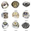Fashion New Product Multi Pattern Letter Ring for Men's Dominant Fashion Ring