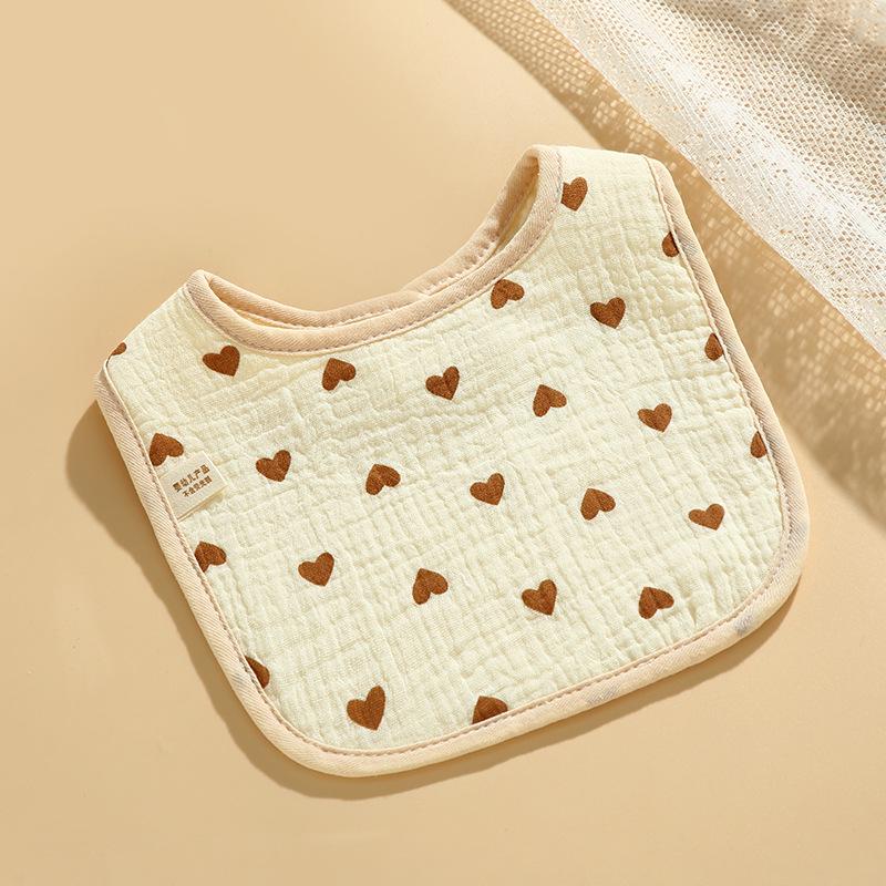 Baby Cotton Bib & Scarf Set - Infant Triangle Design