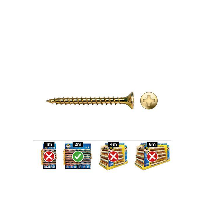 Boîte De 1000 Vis À Bois CELO 3x20mm VLOX