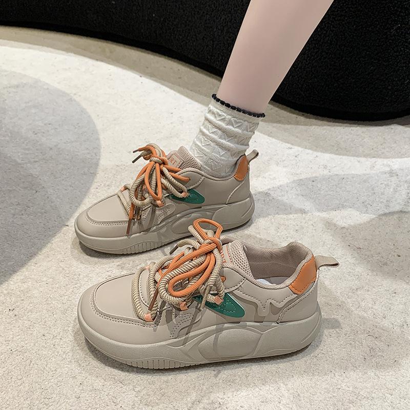 Sneaker Dame Vår Ny Ins Lettvekt Myk Såle Komfortable Løpesko Mote Allsidige Fritidssneakers