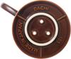 Kalita Coffee Dripper, Mino Ware, Excellent Heat Retention, Ceramic, for 2-4 People, DACHI MI 185 Dripper, Gloss Brown #02113, Wave Series, Made in