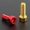 MUQZI 2/4PCS Bicycle Bottle Cage Screws M5 Ultra-Light Aluminum Bottle Cage Holder Bolts MTB Road Bike Accessories 6