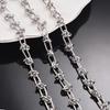 1Pc Stainless Steel Tie Knot Wire Chain Necklaces For Women Men Hip Hop Exaggerated Choker Necklace Chain Fashion Jewelry