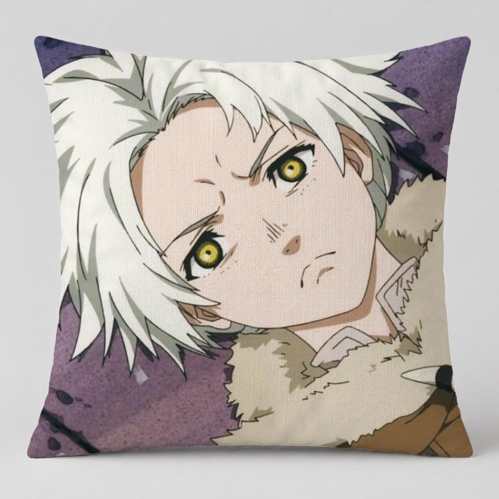 Anime To Your Eternity Cushion Cover Short Plush Cushion Cover Double Sided Print Washable Sofa Pillowcase Home Decor Gift