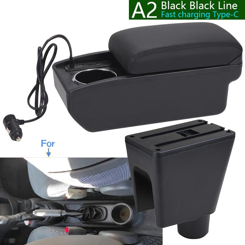 For Chevrolet Spark Armrest Box For Chevrolet Spark 3 III Aveo T200 Car Armrest Storage Box Cup Holder Retrofit Car Accessories