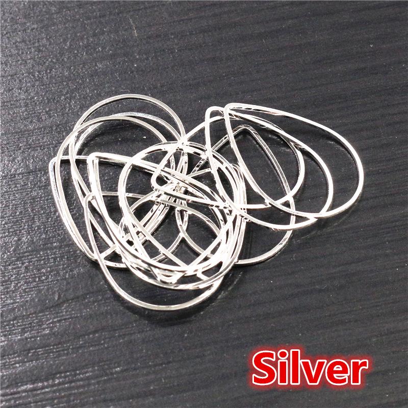 50 Water Drop Pendant Hollow Earrings – DIY Jewelry Making Accessories
