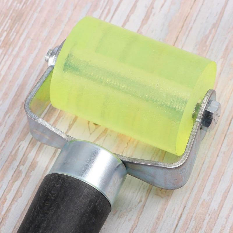 1PC Rubber Seam Roller Wallpaper Roller Car Sound Deadener Application Rolling Wheel Stick Mural Pressure Roller