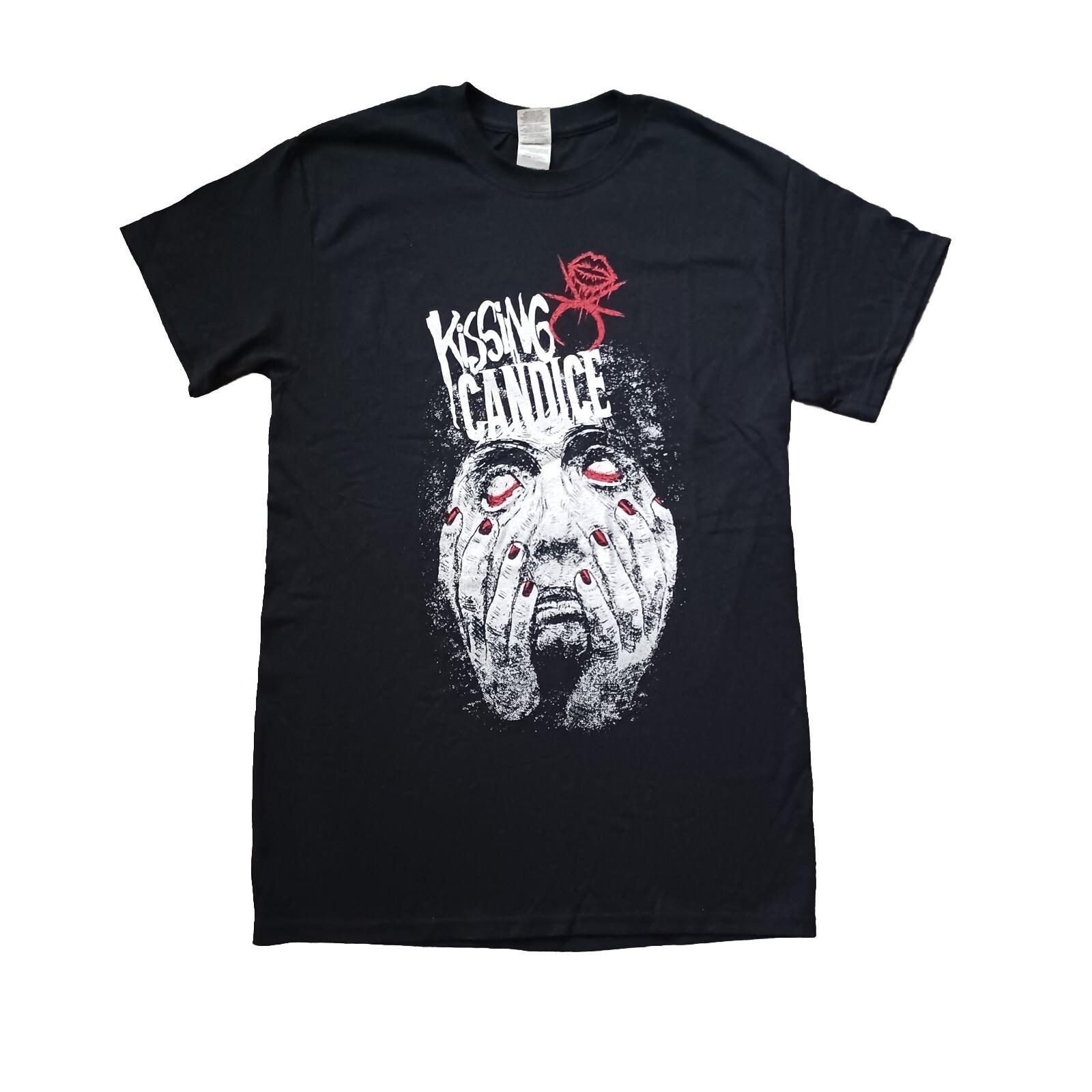 Kissing Candice Shirt Mens S Black Death Metal Rock Band Goosebumps Haunted Mask Unisex T-Shirt M