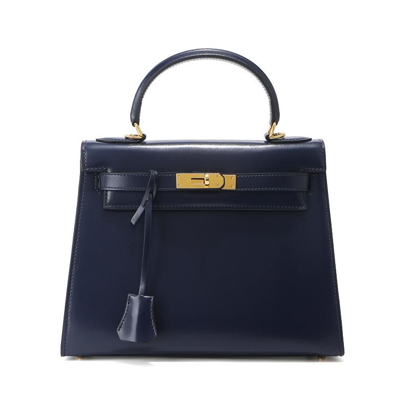 Borsa in Pelle da Donna Kelly Cowhide Lucida Seconda Generazione Grande Capacità da Pendolare Borsa a Spalla/Mano Borsa a Tracolla