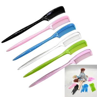 Puppenhaar Stylingkamm Miniatur-Zubehör für 30cm Puppen Kreatives Spiel und einfache Reiseanwendung Puppenhaarkamm