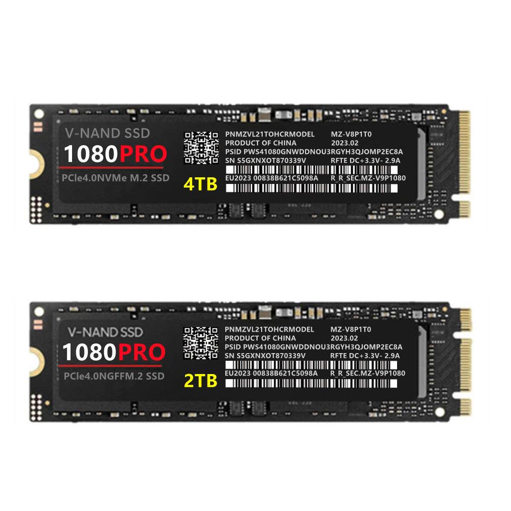 PCIe 4.0 NVMe 1080PRO M.2 SSD - 1TB, 2TB, 4TB Options