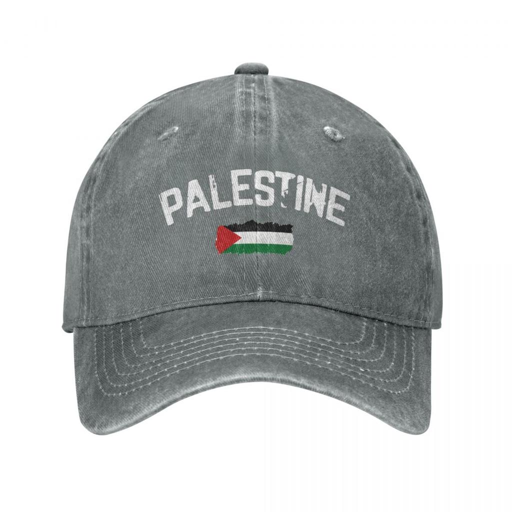 Palestine Flag Baseball Cap Classic Distressed Cotton Headwear Unisex Outdoor Summer Adjustable Hats Cap