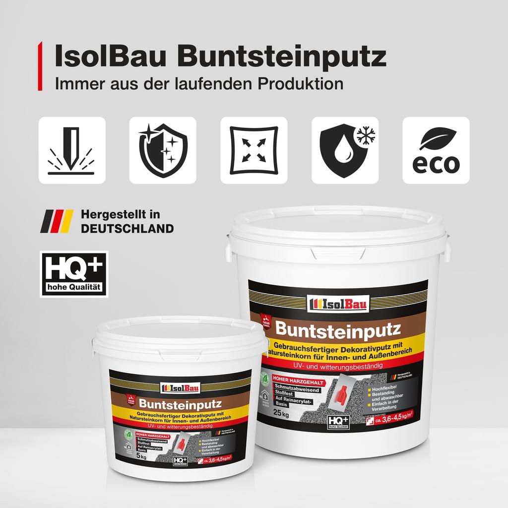 IsolBau Mosaic Plaster Mosaikputz BP80 - 5kg