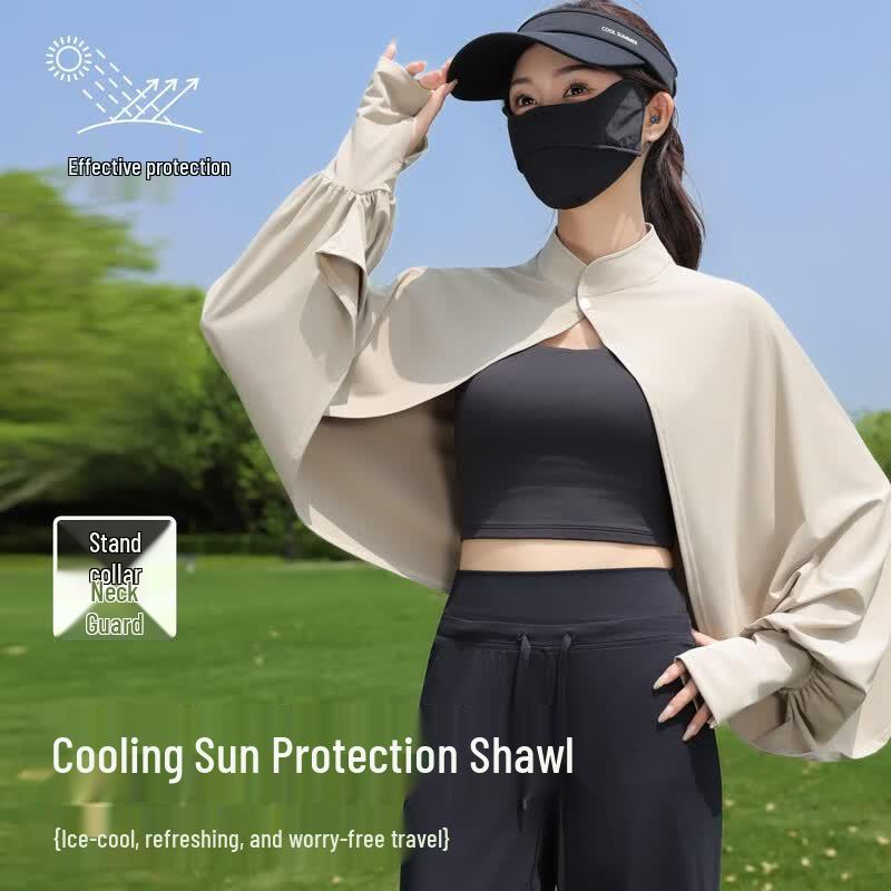 Summer Ice Silk UV Protection Sun Shawl