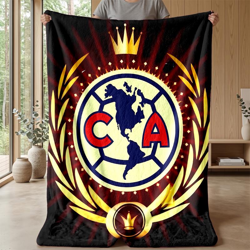 club América Theme blanket Soft Flannel Blanket Plush Throw Blanket Cozy Sofa Bed Blanket for Home Decor