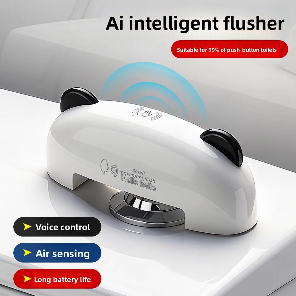 Portable Voice Control Toilet Flusher Smart Touchless Toilet Flushing Systemfor Type-C Automatic Toilet Flushing Device