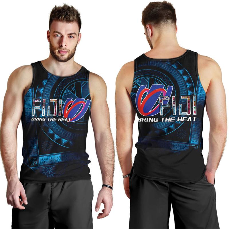 Fashion Summer 3D Flying Fijians Printing Tank Top Fiji Emblem Fijian Pride Graphic Gym Tank Top Men Cool Harajuku Vest Clothing