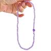 925 Silver High Quality Natural Amethyst Multi-Circle Bracelet Bracelet